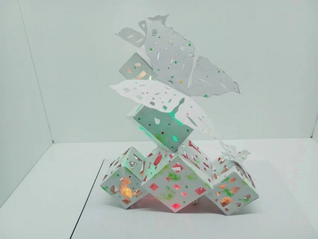 长沙新华电脑学校第一届“纸因有你”立体纸艺创作大赛获奖作品展